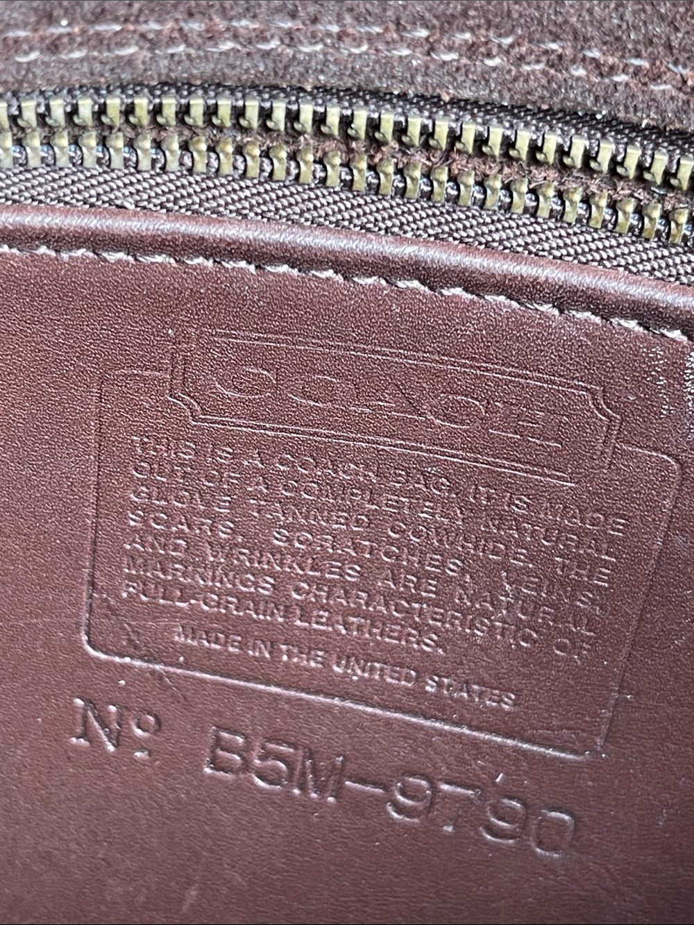 Coach Vintage 9790 Leather Crossbody Bag - Picture 10 of 16